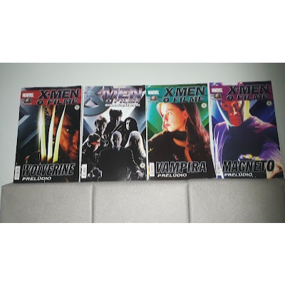 X Men O Filme Quadrinização Oficial + 3 Prelúdios Wolverine / Vampira / Magneto