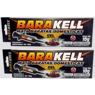 Kit C/2 unidades Barakell Gel para Baratas Kelldrin - 10 g em Oferta na Shopee