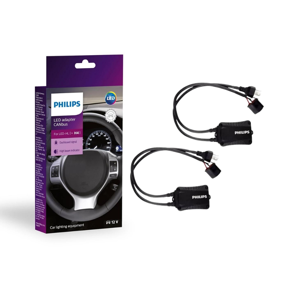Par Adaptador Led Canceller Philips Canbus H4 12v em Oferta na Shopee
