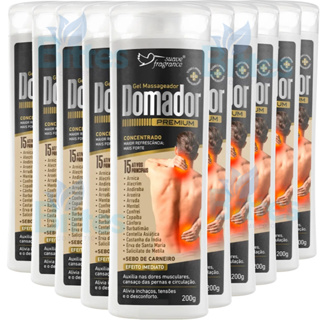 10 GEL MASSAGEADOR DOMADOR PREMIUM  SUAVE FRAGRANCE 15 ATIVOS em Oferta na Shopee