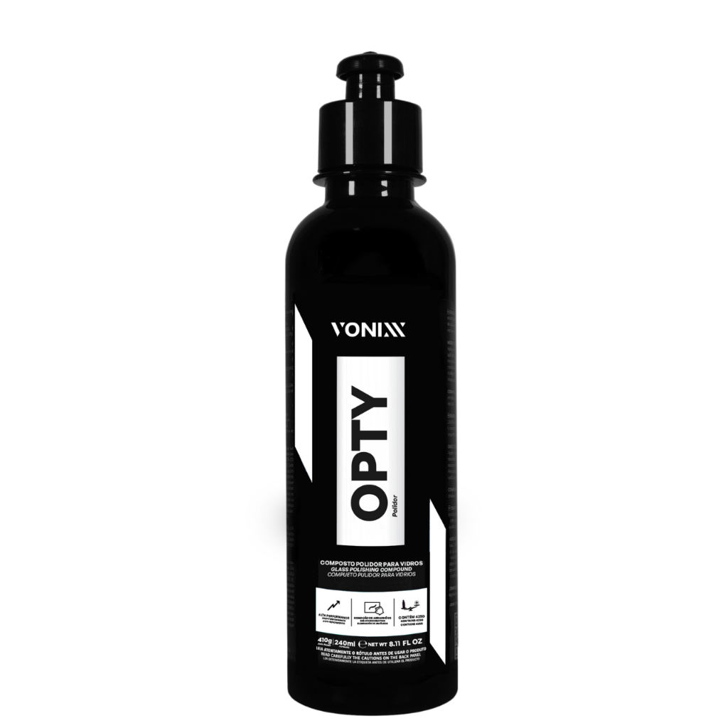 Polidor de Vidros 240ml Opty Vonixx Renovador Polimento de Vidros Parabrisas Janela Vidro em Oferta na Shopee