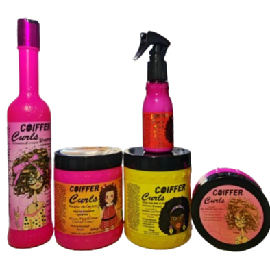 Kit Curls Coiffer 5 passos Cabelos Cacheados em Oferta na Shopee