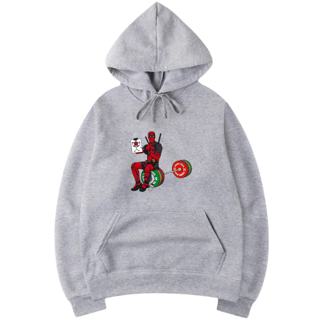 moletom canguru masculino basico deadpool maromba Envio Imediato