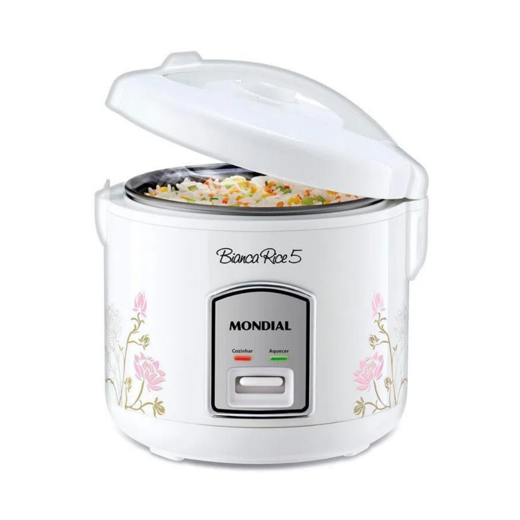 Panela elétrica Mondial Bianca rice 5 Xícaras NPE-05 400W em Oferta na Shopee