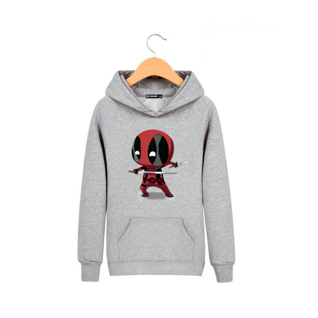 Moletom Canguru Com Capuz Unissex DeadPool Super Hero Comedy