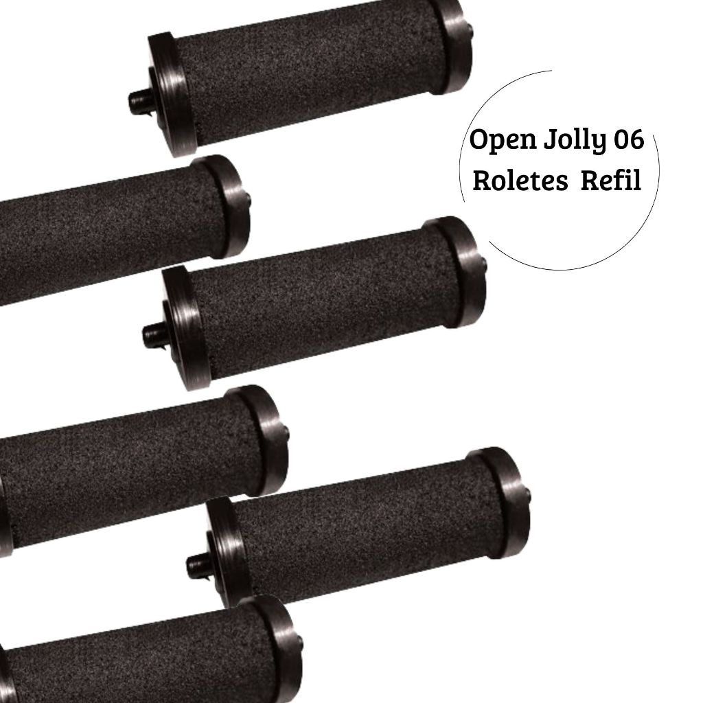 Kit 6 Refil Máquina Etiquetadora Open Jolly Modelos Fixxar, Metiq, Westman, Mac Len, Westpress, Star Fix e Compatíveis