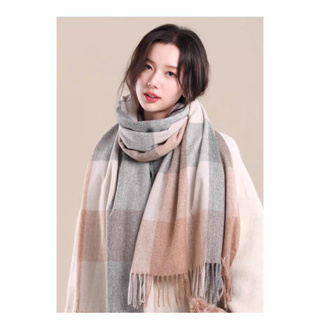 Cachecol Xadrez Feminino Lenço Pashimina Echarpe Masculino Unissex Para Frio Inverno em Oferta na Shopee