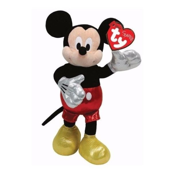 Boneca Pelucia Mickey / Minnie Ty Beanie Babies dtc 20cm