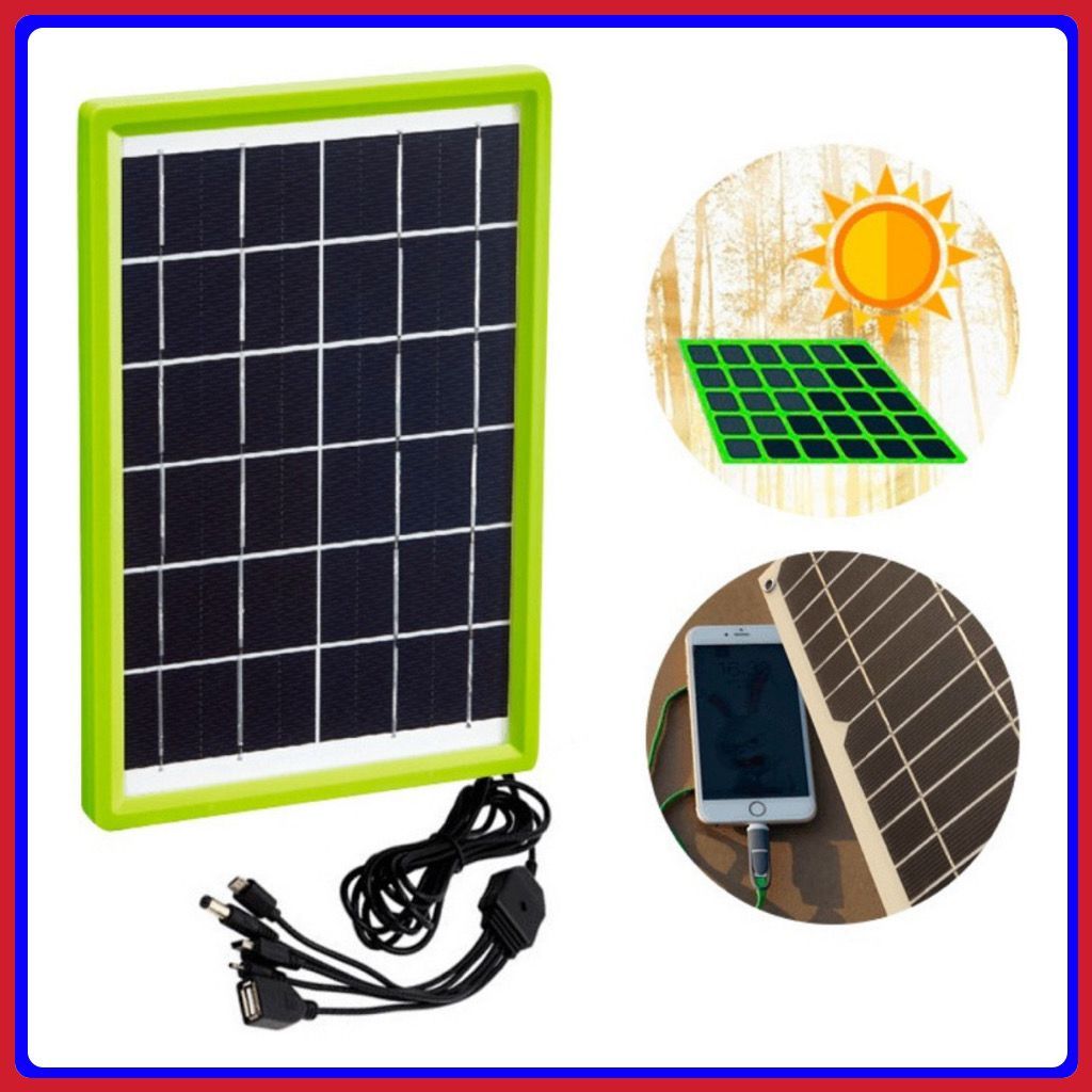 Mini Placa Painel Solar Com USB 3w/6v Carregador de Celular e Outros