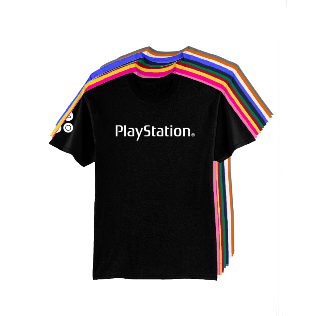Camiseta Camisa Blusa Feminina Masculina Unissex 100% Algodão Playstation Gamer Sony Ps4