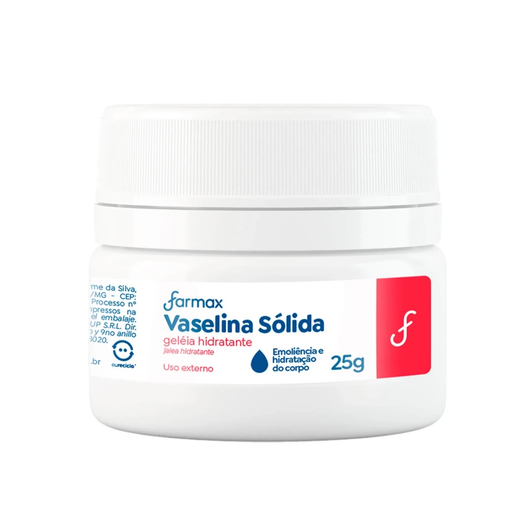 FARMAX VASELINA SÓLIDA VASEMAX 25G