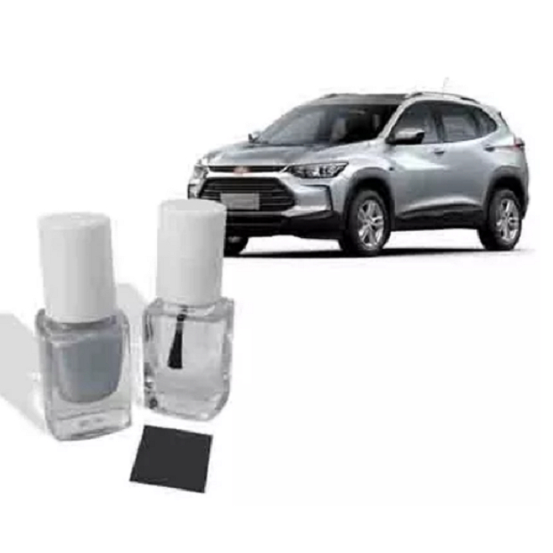 Tinta Tira Risco Automotiva Tracker Prata Shark em Oferta na Shopee