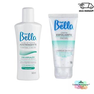 Kit Sobrancelha Adstringente Hortelã 140 ml e Esfoliante Alecrim Facial 50g Depil Bella em Oferta na Shopee