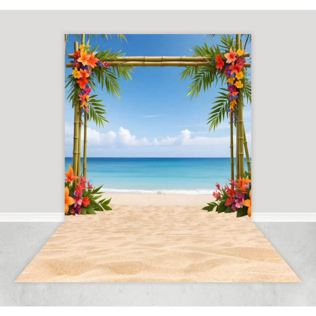 Fundo Fotográfico Lual Praia Mar Em Tecido FFT-115 em Oferta na Shopee