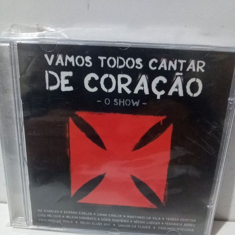 Cd Vamos Todos Cantar de Coração O Show MC Charles,Erasmo Carlos,Danni Carlos,Martinho da Vila.....Novo de Fabrica Original