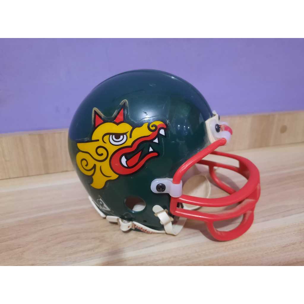 Mini Capacete NFL Futebol Americano Barcelona Dragons Riddell