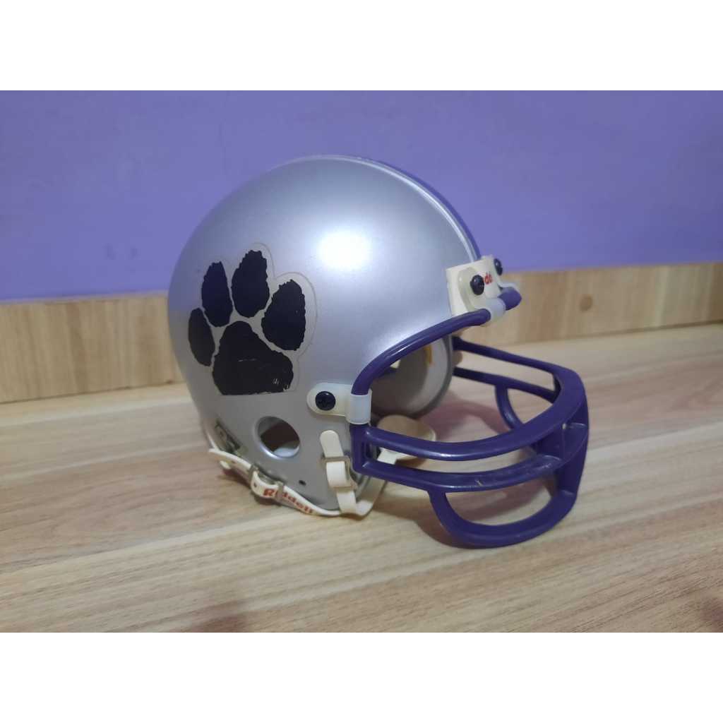 Mini Capacete NFL Futebol Americano Clemson Tigers Riddell