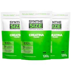 Synthesize Creatina Powder 120g Cada Stand Pouch 100% Pura
