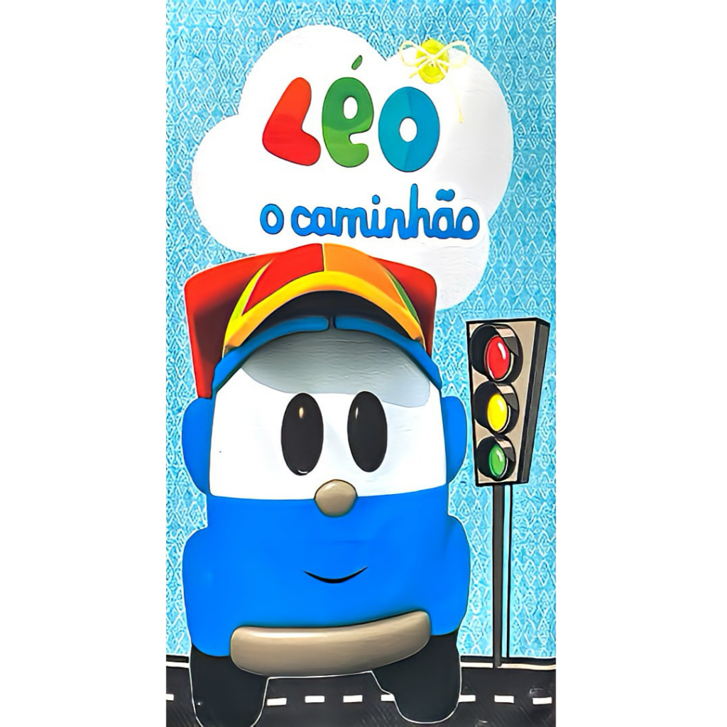 Toalha de Banho Infantil Leo o Caminhão 1,40 x 0,70cm Praia Piscina Personagens - Ótima Qualidade