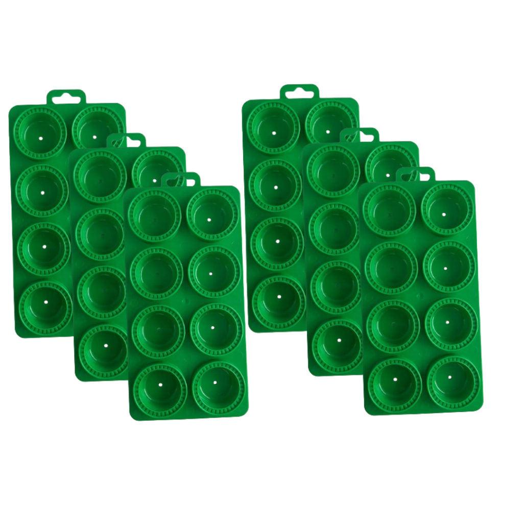 kit 06 moldes sorrentino verde redondo ravioli villa massas
