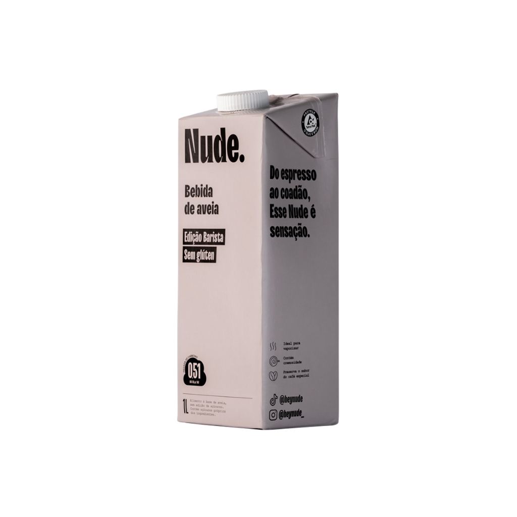 Nude Leite de Aveia Barista 1L em Oferta na Shopee