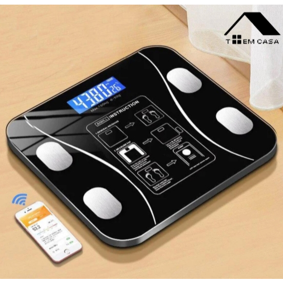 Balança Corporal Bioimpedância Profissional Bluetooth