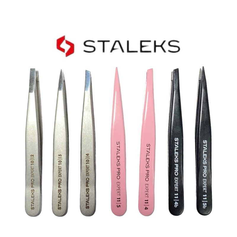 Pinça de Sobrancelha Staleks Pro - Série Expert 10 e 11 em Oferta na Shopee