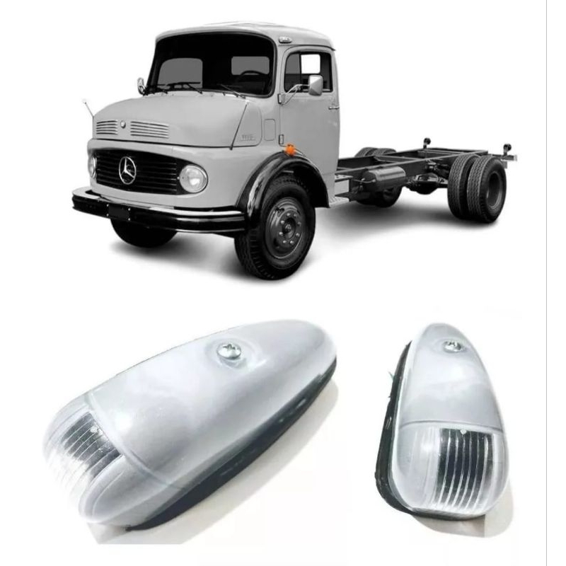 par lanterna teto cabine caminhão Mercedes Benz