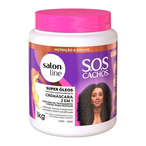 Cremascara 2 em 1 Salon Line S o S Cachos Super Óleos Nutritivos: Onde Comprar | BuscaProdutos