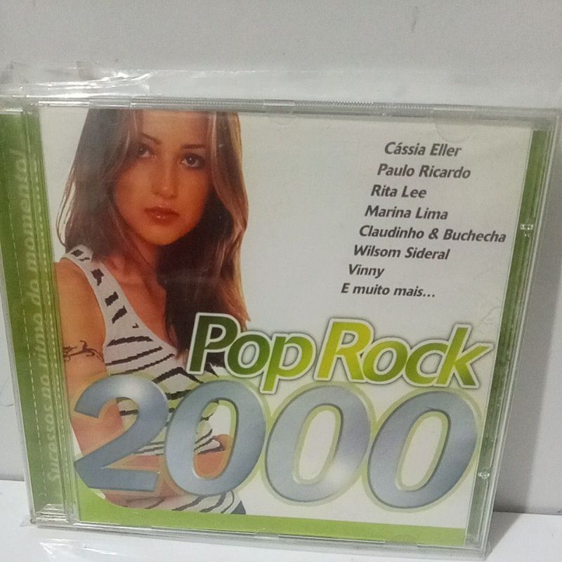 Cd Pop Rock 2000 Rita Lee,Marina Lima,Paulo Ricardo, Claudinho e Buchecha.... Novo de Fabrica Original