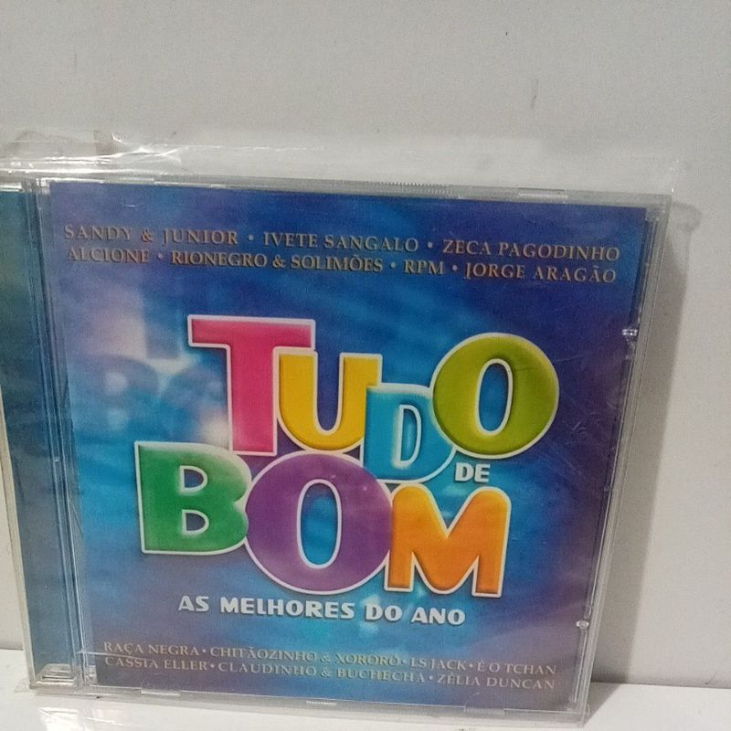 Cd Tudo De Bom As Melhores Do Ano Raça Negra, Chitãozinho e Xororó, É O Tchan, Claudinho e Buchecha... Novo de Fabrica Original