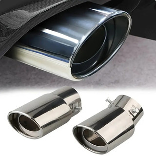 Ponteira Escapamento Aço Inox Saída 3 Polegadas Universal Modelo Direto/Modelo Curvado