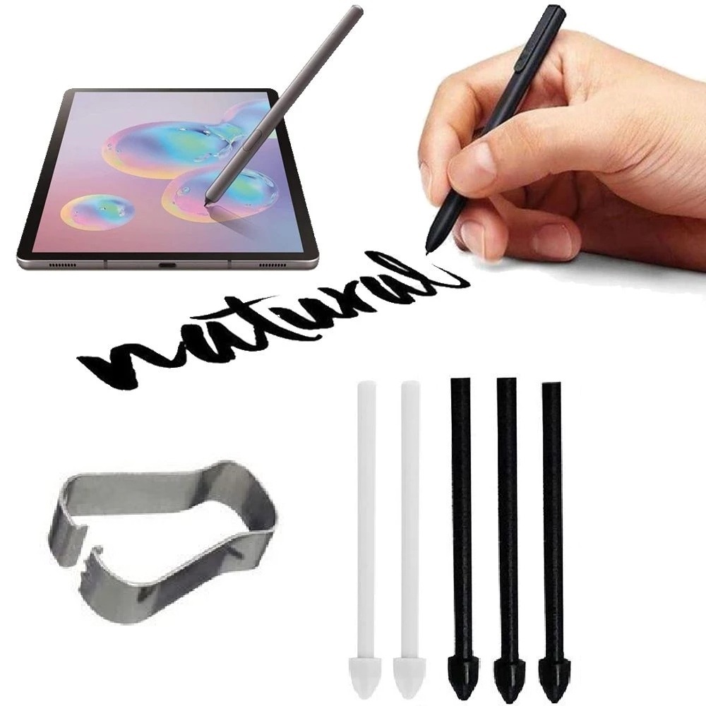 Pontas de Reposição Resistente Para Caneta S Pen Com Ferramenta Para Tablet Samsung S9 Fe+ 12.4 X610 X616
