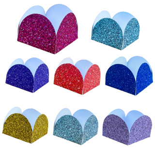 50~400 Forminhas Para Doces Finos Brigadeiro Festa de Aniversário Glitter// em Oferta na Shopee