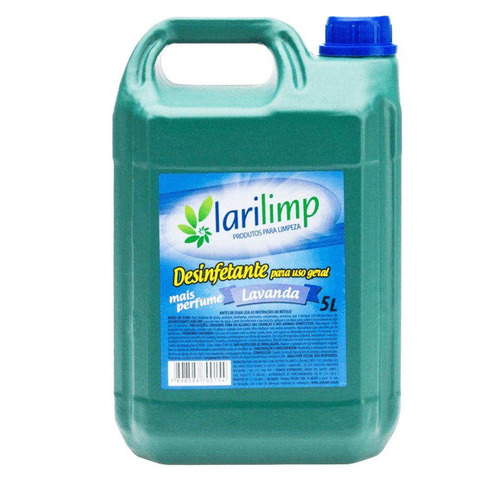 Desinfetante Uso Geral Mais Perfume 5 Litros Floral e Lavanda - Larilimp — imagem 2 de 2