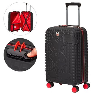 Mala De Viagem Rodinhas 360° Rígida Mickey Tamanho P Bordo Original em Oferta na Shopee