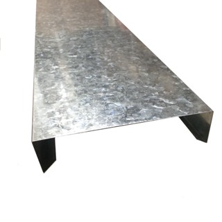 Rufo Capa Galvanizado Muro 14cm Ou 15cm peças c/ 95cm cada (Kit de 1 a 5 peças) em Oferta na Shopee