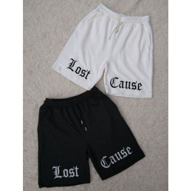 Bermuda Short Masculino Moletom Lost Cause Moda Streetwear Flanelado Levinho Pronta Entrega