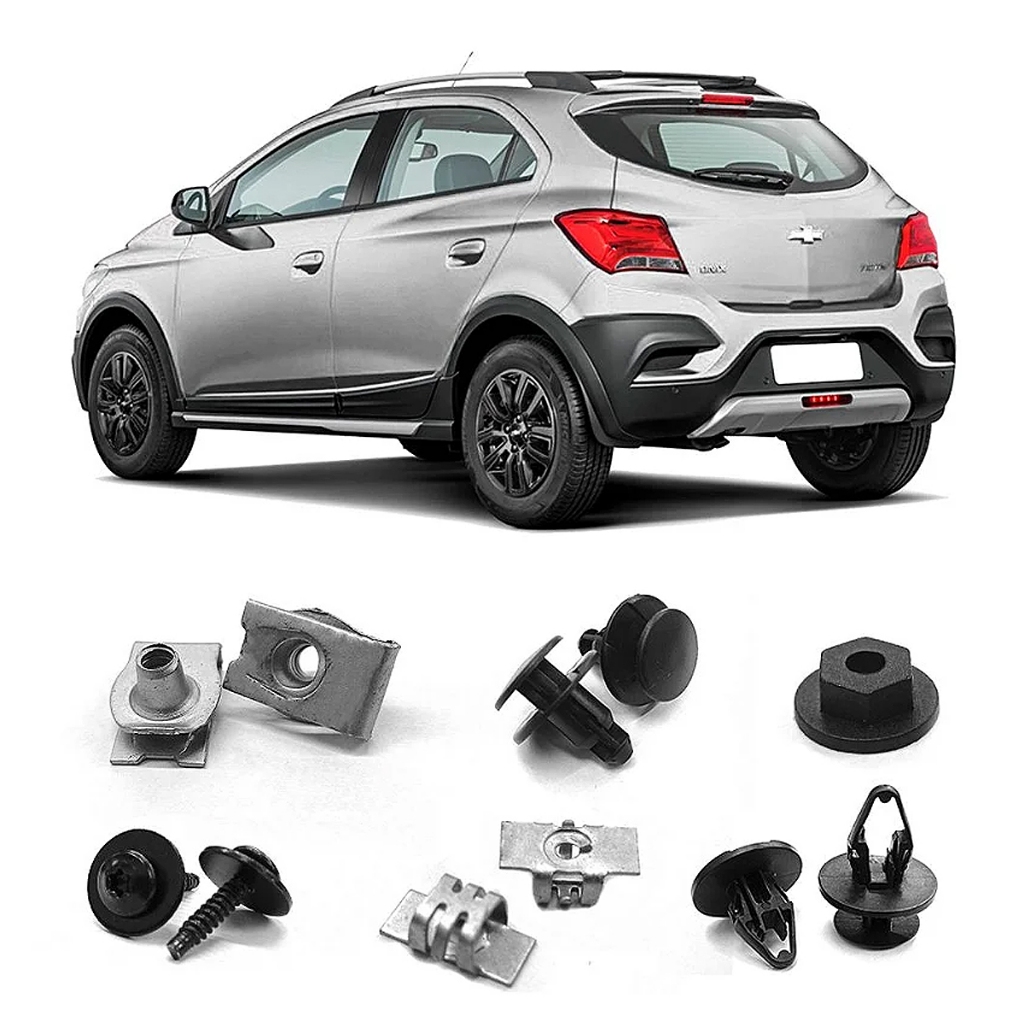 Kit 23 Peças Grampo Para choque Dianteiro Chevrolet GM Onix 201