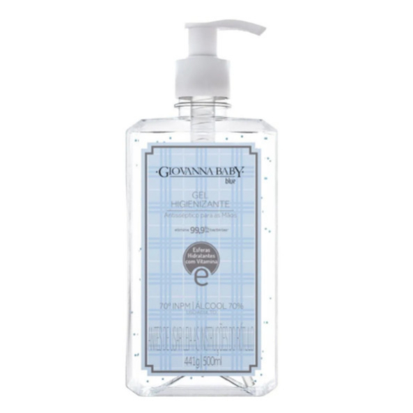 Álcool em Gel Higienizante Giovanna Baby Blue 500ml