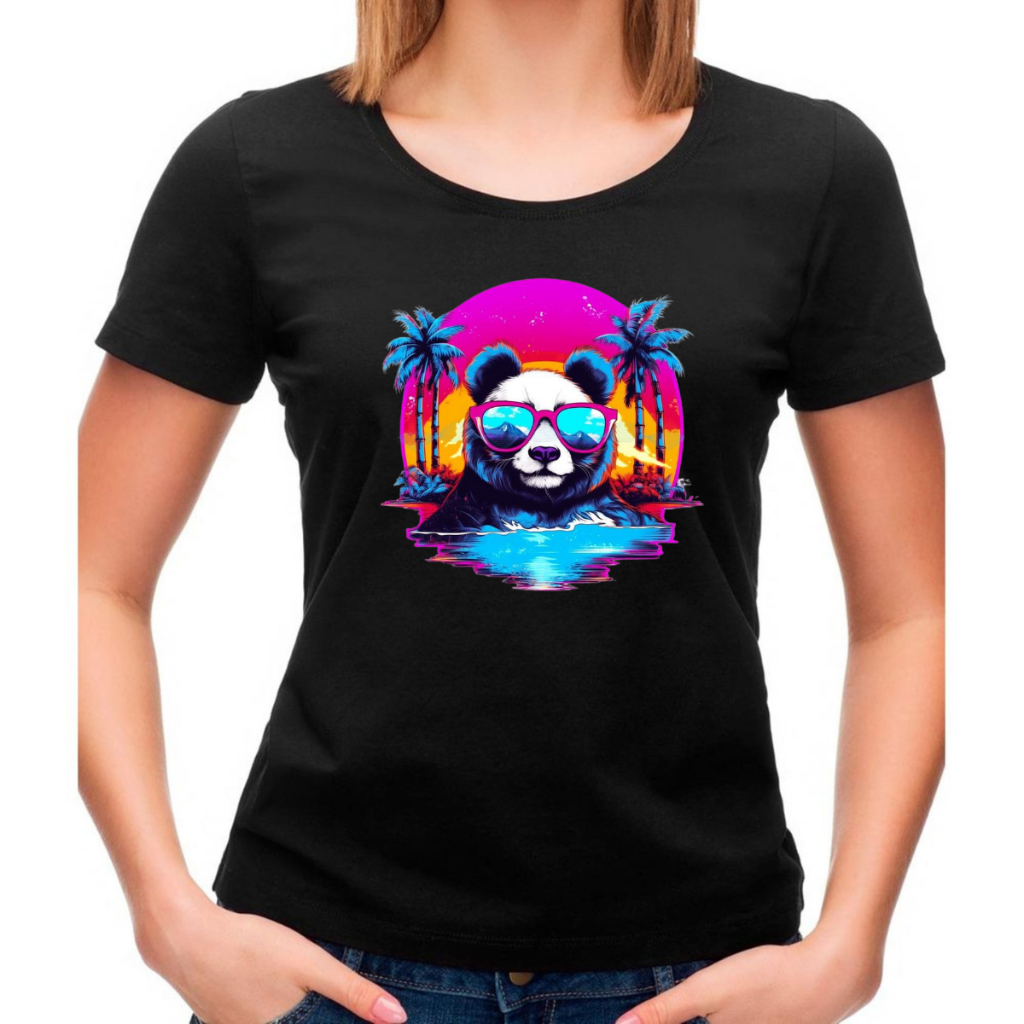 Camisetas Baby Look Feminina Blusinhas T-Shirts Estampadas Ursinho Moda Praia C07 lançamento