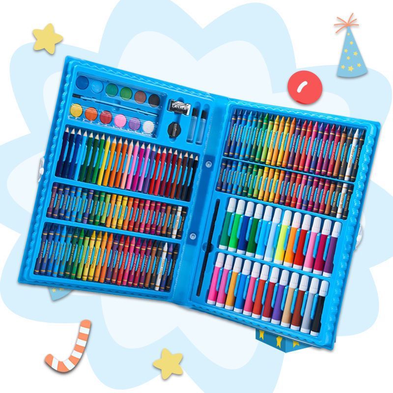 Maleta De Pintura Infantil Estojo VÁRIOS MODELOS / Para Colorir em Oferta na Shopee
