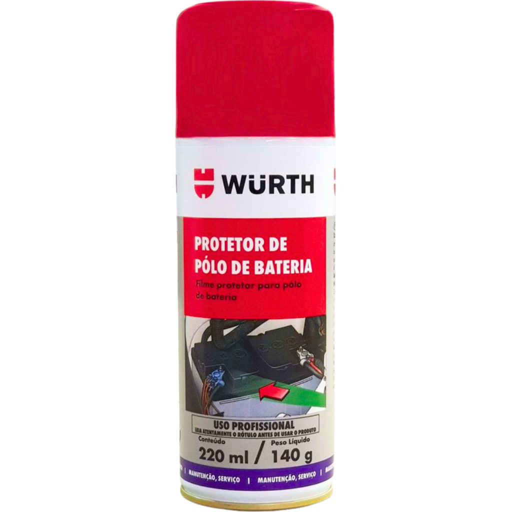 Produto Protetor de Bateria Anti Zinabre Polo Borne Wurth 220ml em Oferta na Shopee