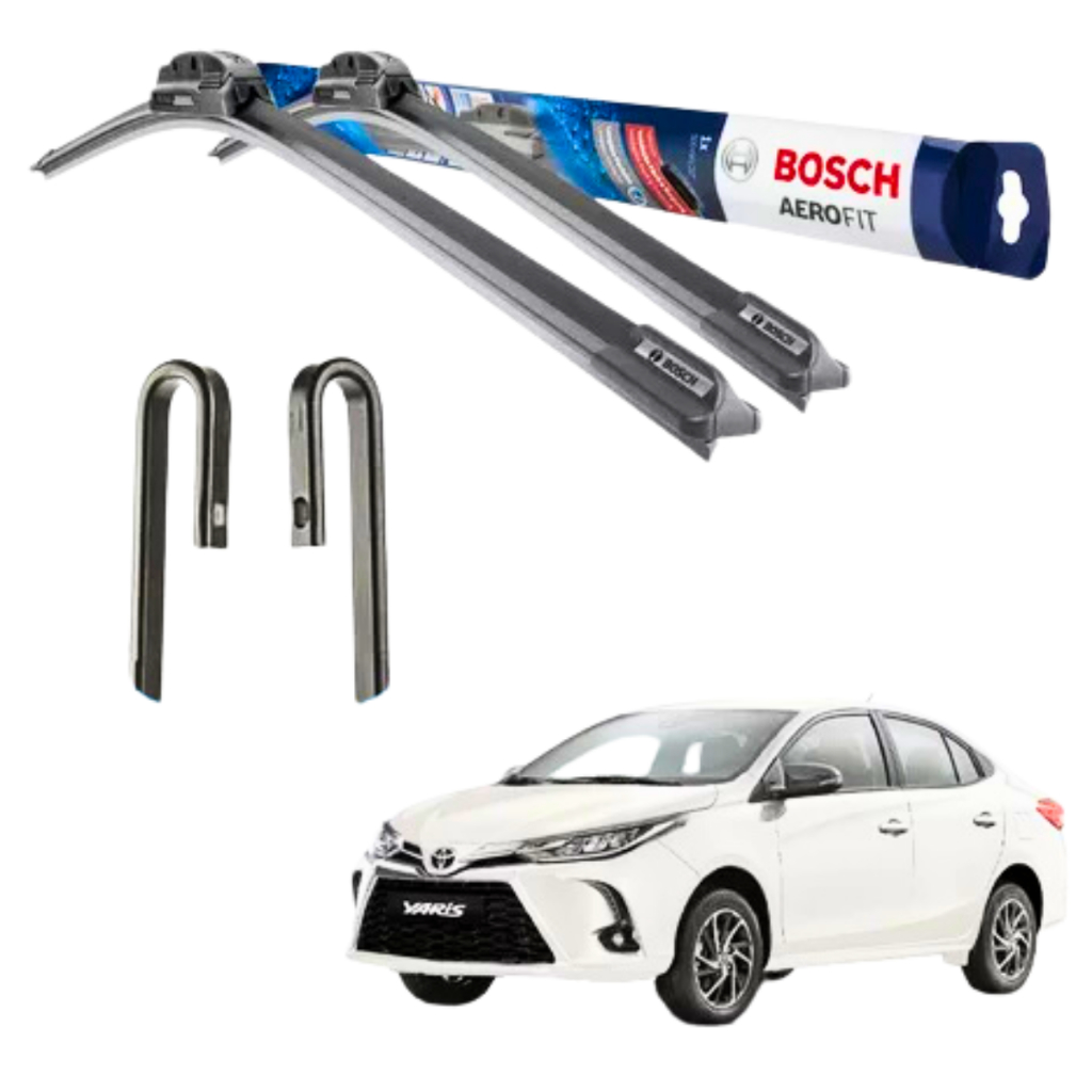 Palheta Limpador Paleta Parabrisa Bosch Yaris 2018 A 2024 AF24 AF14 em Oferta na Shopee