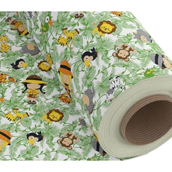 TNT Estampado Selva Safari - Decoração de Mesa e Parede 1,40m x 3,00m