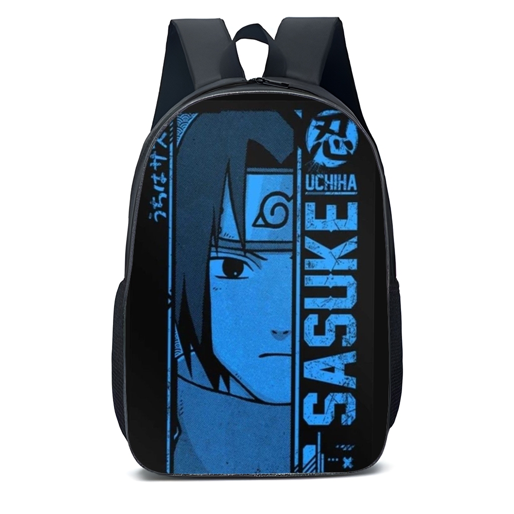Mochila Escolar Infantil Juvenil sasuke uchiha personagem anime mangá naruto promoção
