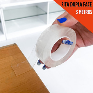 Fita Dupla Face Extra Forte Transparente NanoGel Silicone Mágica Adesiva - 3 Metros - Nybc em Oferta na Shopee