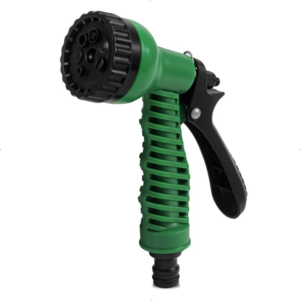 Esguicho para Mangueira de Jardim 7 Jatos Engate Rápido Pistola Pressão