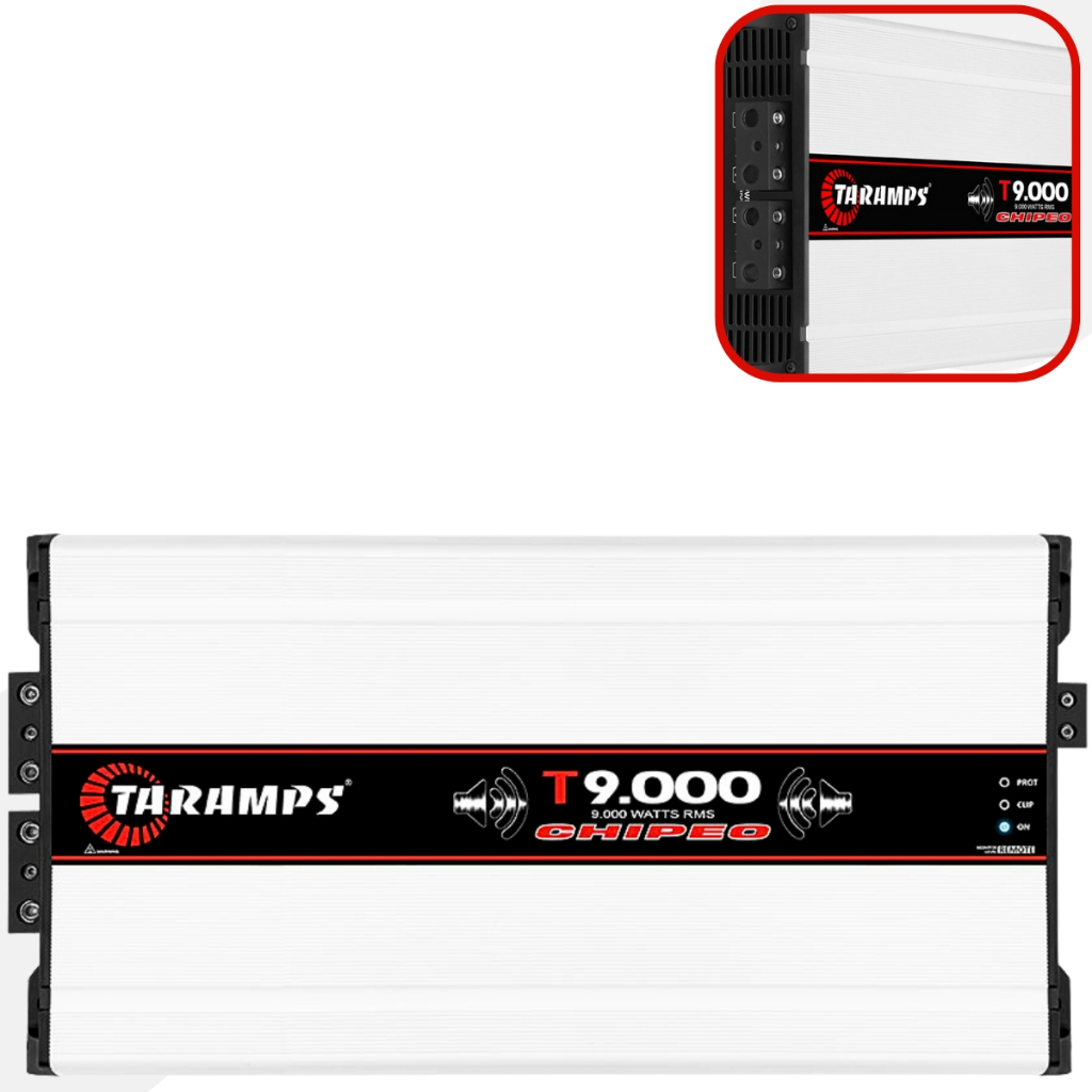 Módulo Amplificador Taramps T 9000 Chipeo  1 Ou 2 Ohms em Oferta na Shopee