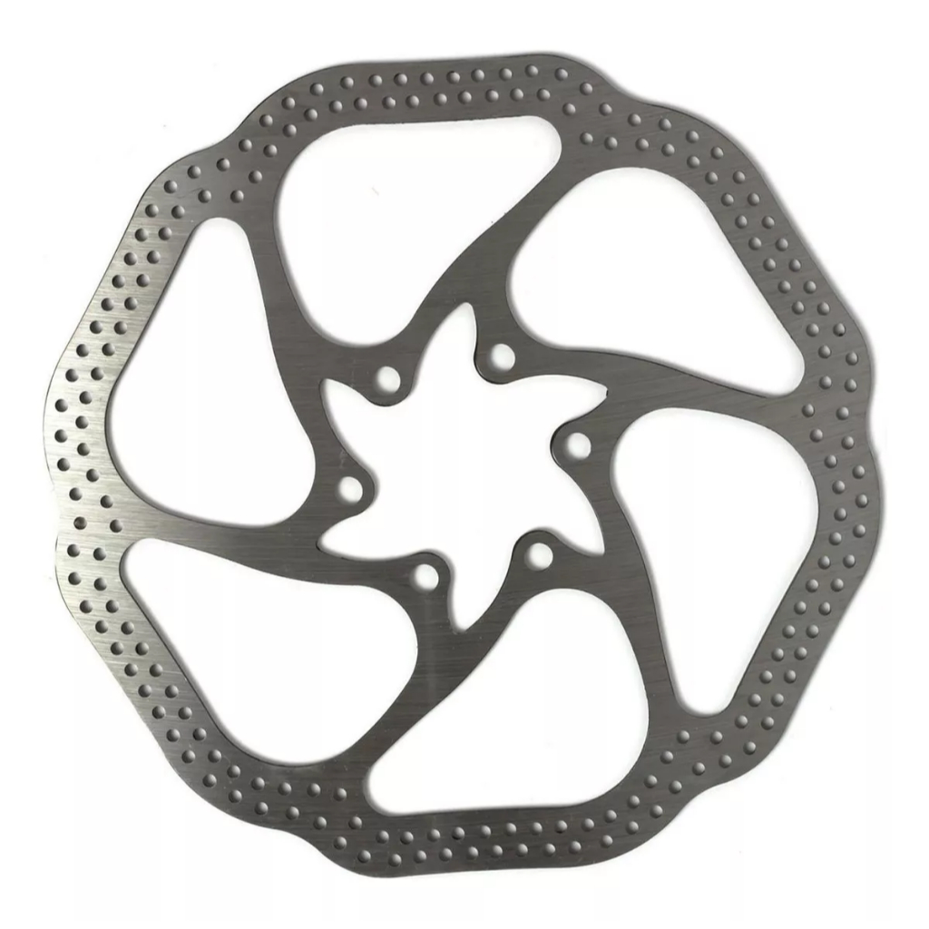 Disco Freio Rotor Para Bike 160mm Inox 6 Parafusos Cor Prateado em Oferta na Shopee